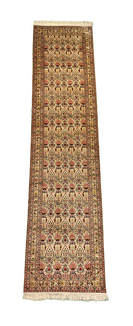 Traditional Handmade Silk Runner Rug featured #7770273611946 