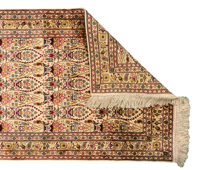 Traditional Handmade Silk Runner Rug
