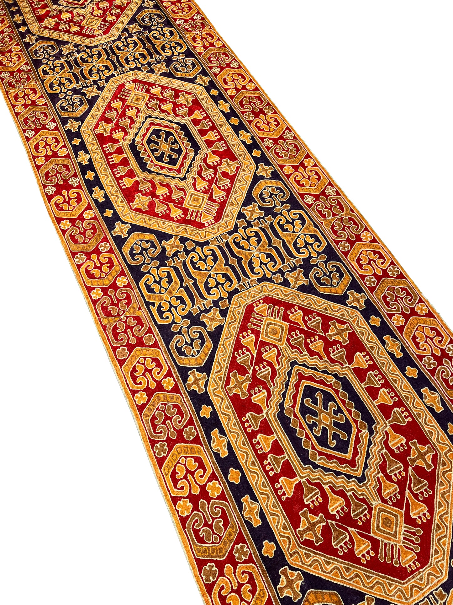 Kashmir Traditional Geometric Silk Runner product image #28901086789802