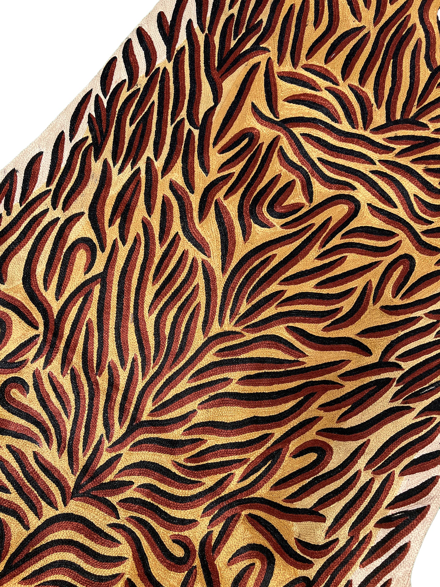 Handmade Silk Tiger Throw