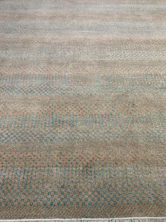 Modern Handmade Indian Wool Rug