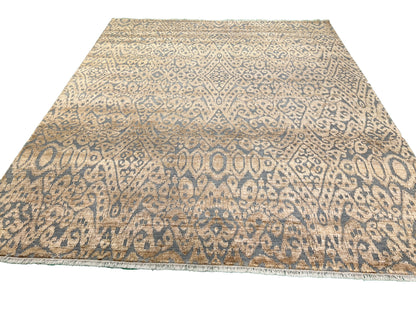 Hand-Knotted Wool Indian Rug-id9
