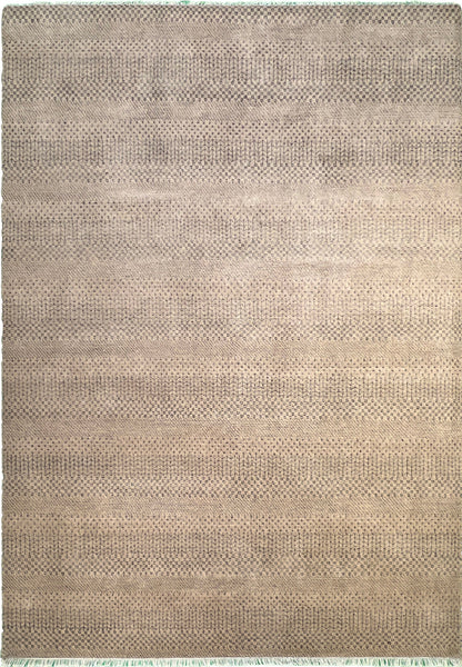 Modern Hand-Knotted Wool Rug