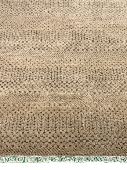 Modern Hand-Knotted Wool Rug