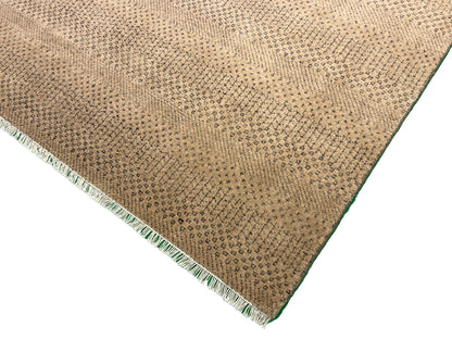 Modern Hand-Knotted Wool Rug