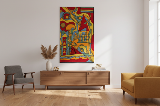 894 - Kashmir Chain Stitch Rug