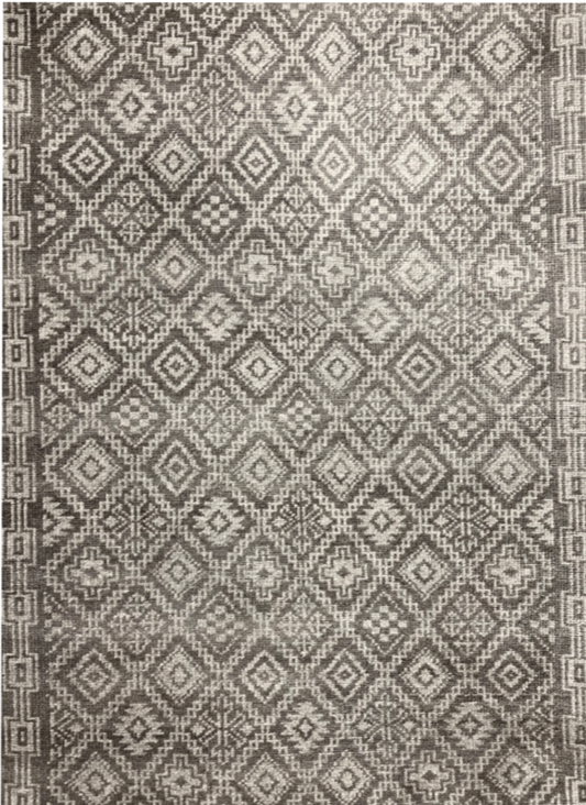 Indian Modern  Handmade Indian Wool Carpet
