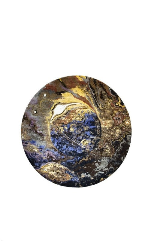 galaxy round rug