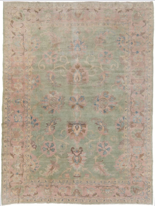 Handmade Fine Egyptian Floral Wool Carpet featured #7328974569642 