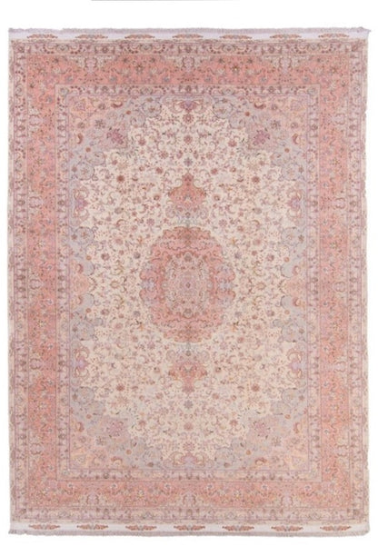 One Of A Kind Fine Persian Oversized Wool Medallion Rug