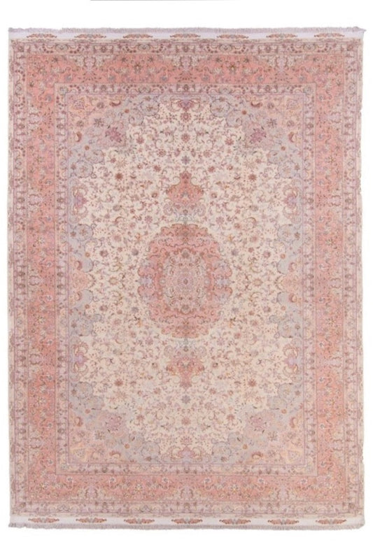 One Of A Kind Fine Persian Oversized Wool Medallion Rug