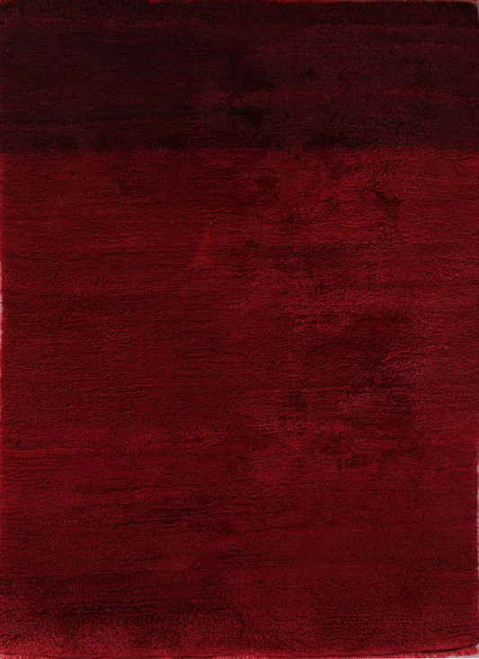 Red Turkish High Pile Vegetable-Dyed Handwoven Rug featured #7584807026858 