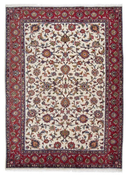 Traditional Sarouk Sultanabad Fine Hand-knotted Persian Carpet-id2
