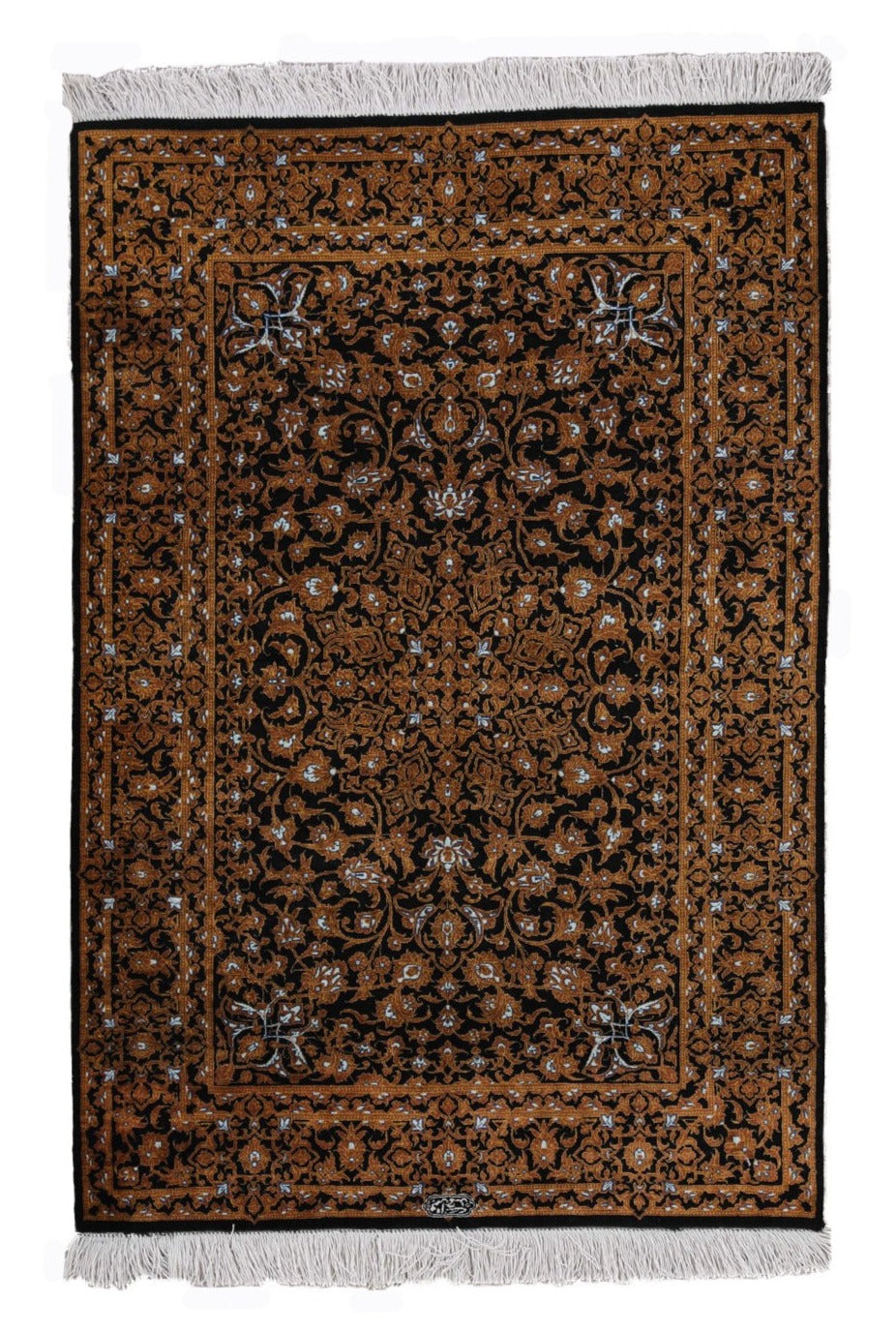 Silk Fine Hand-Knotted Traditional  Persian  Qom  Rug product image #29206255829162