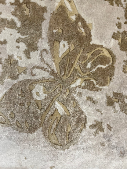 Nepal Modern Handmade  Bamboo Silk  Butterfly Rug Design #2