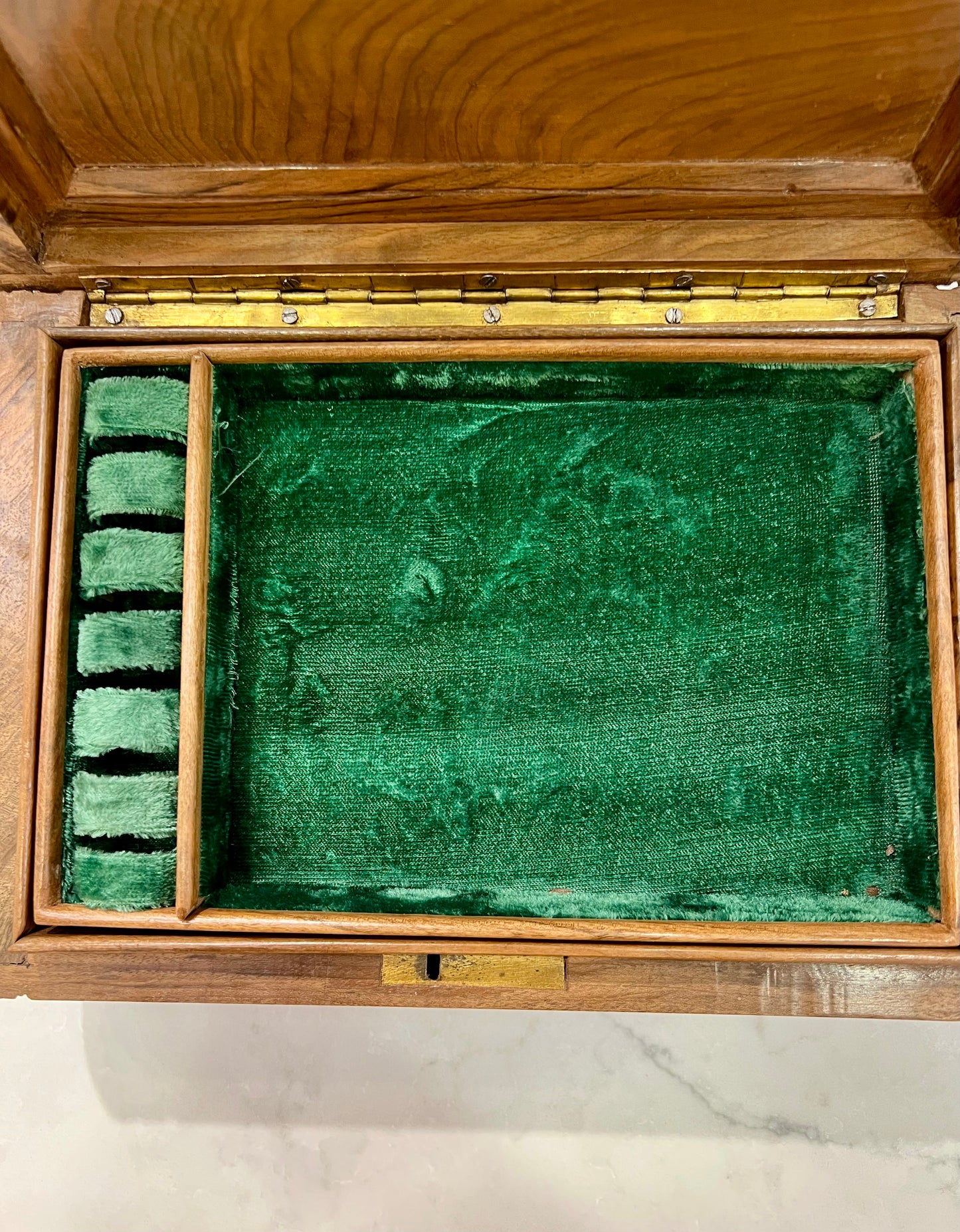 Kashmir Walnut Wood Jewelry Box