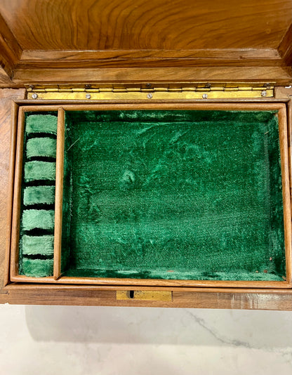 Kashmir Walnut Wood Jewelry Box