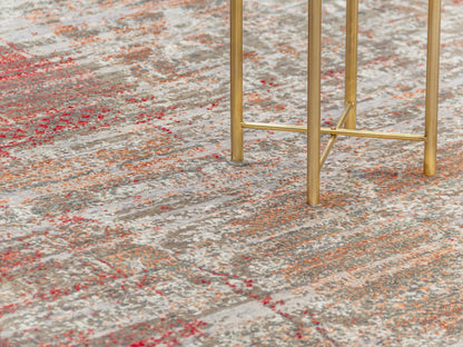 Modern Handmade Wool/Silk Rug Abstract Pattern