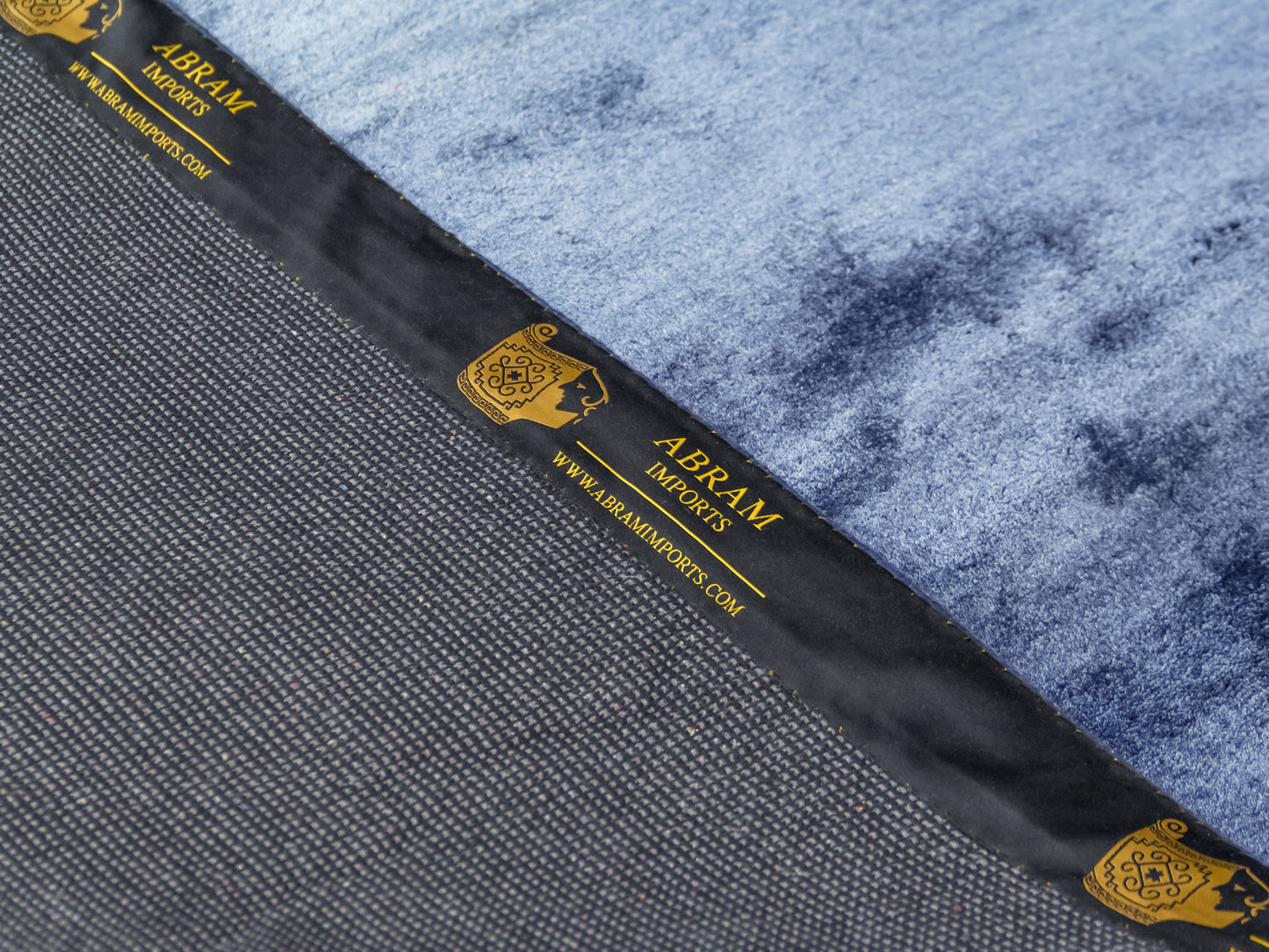 Blue Grey Modern Indian Rug