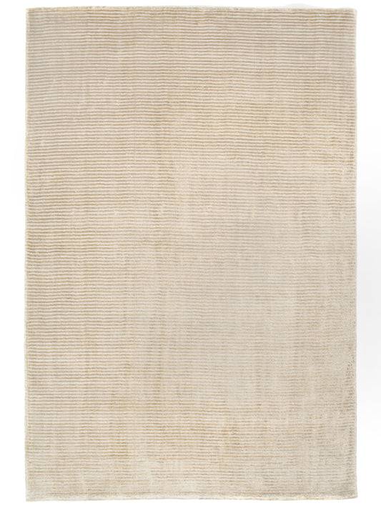 Modern Contemporary Champagne Silk Rug featured #7887574696106 