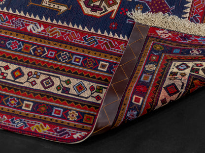 Persian Soumak Kilim Wool and Silk Rug