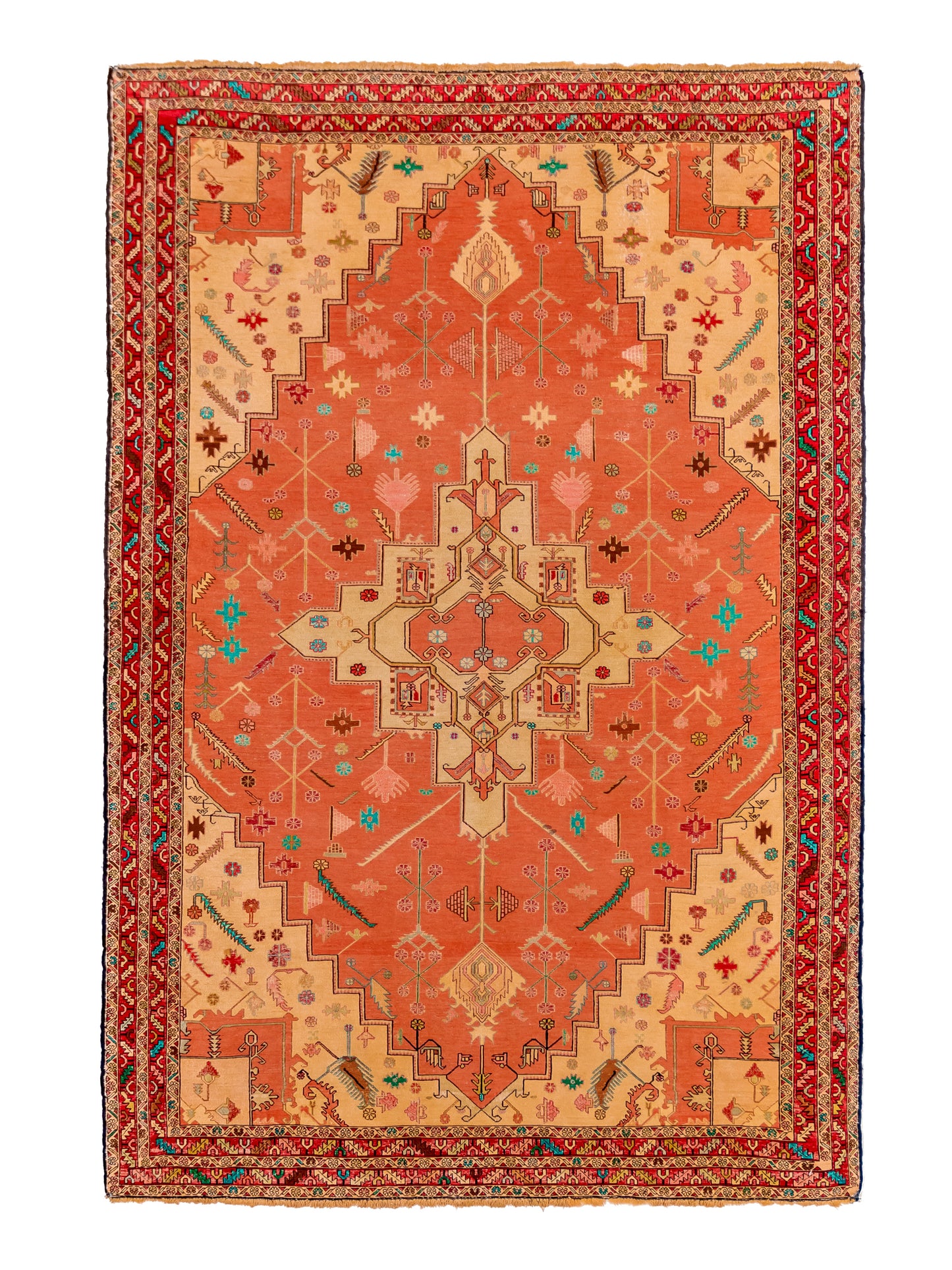 Persian  Traditional Silk Baluch Kilim Area Rug