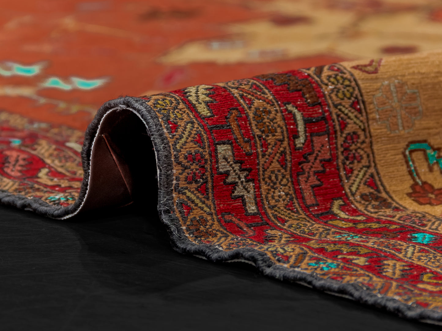 Persian  Traditional Silk Baluch Kilim Area Rug