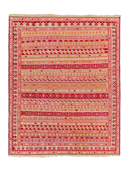 Silk Persian Baluch Kilim Rug