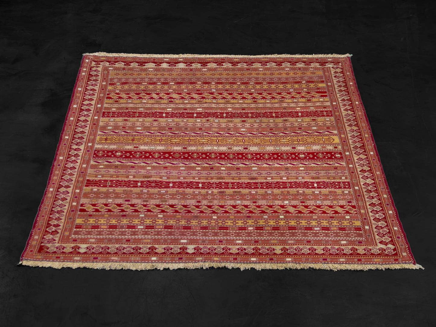Silk Persian Baluch Kilim Rug