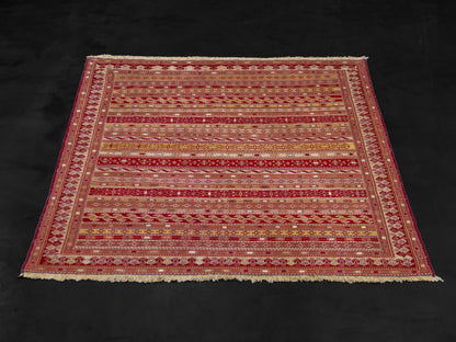 Silk Persian Baluch Kilim Rug