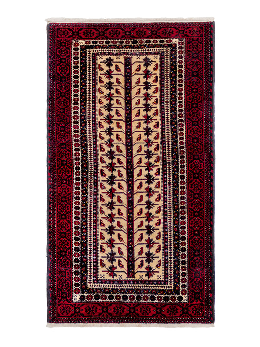 Tribal Baluch Hand Knotted Traditional Persian Rug featured #7584847790250 