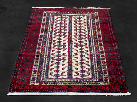 Tribal Baluch Hand Knotted Traditional Persian Rug
