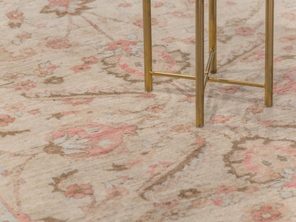 Fine-Hand-Knotted Area Wool Rug From Pakistan