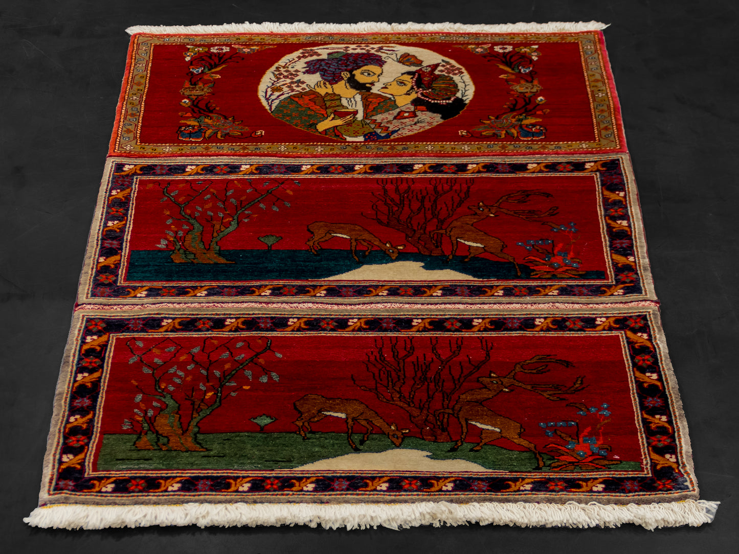 3 Piece Persian Tapestry Wool Set