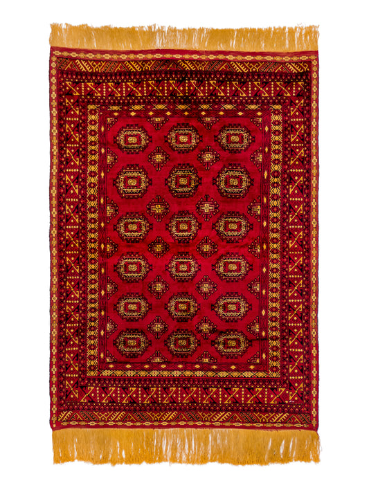 Unique Pure Silk Handmade Persian Baluch Rug featured #7327167021226 
