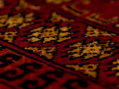 Unique Pure Silk Handmade Persian Baluch Rug