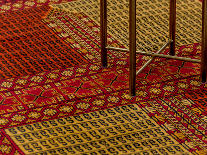 Unique Pure Silk Handmade Persian Baluch Rug