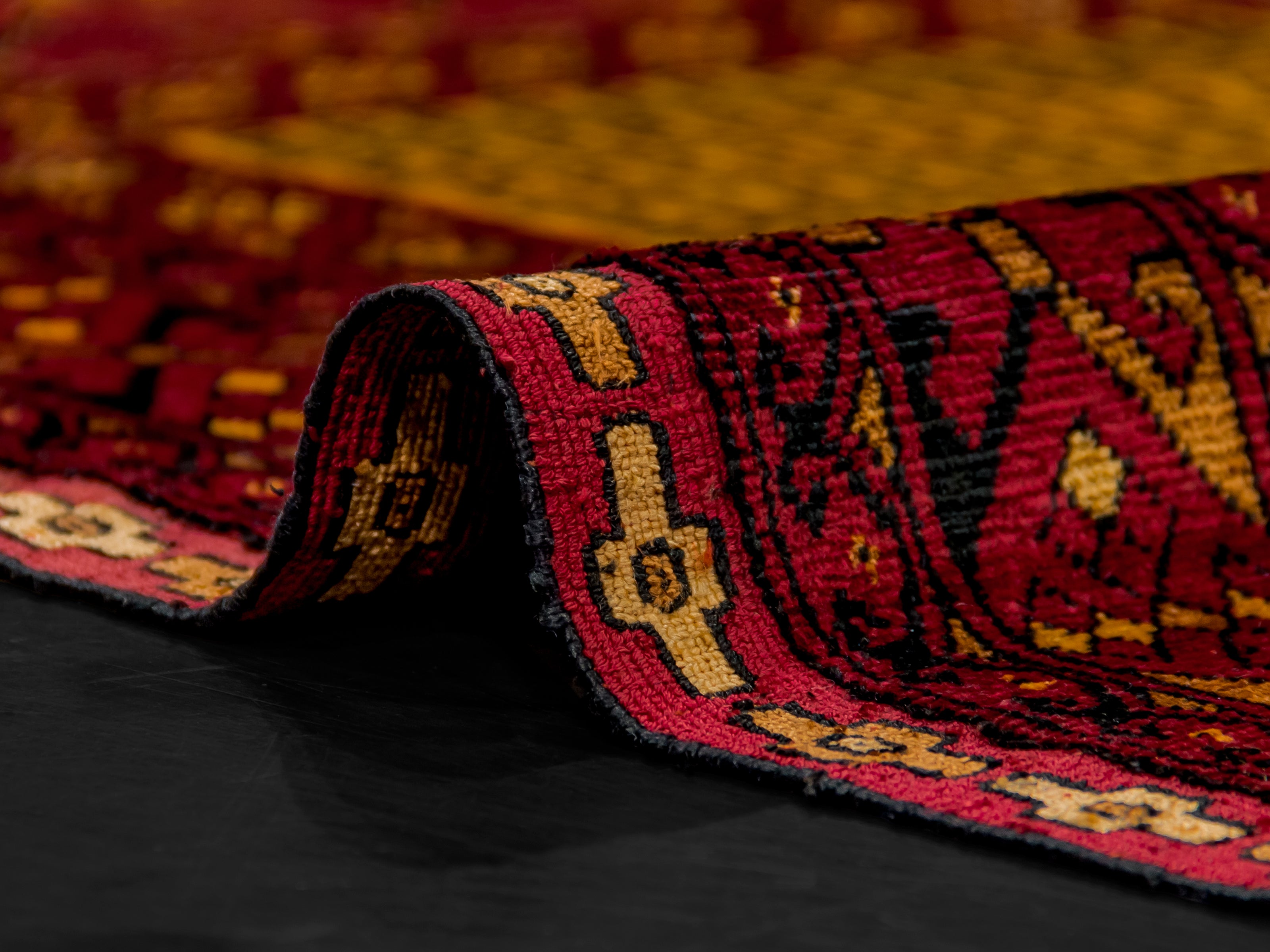 persian rug roll