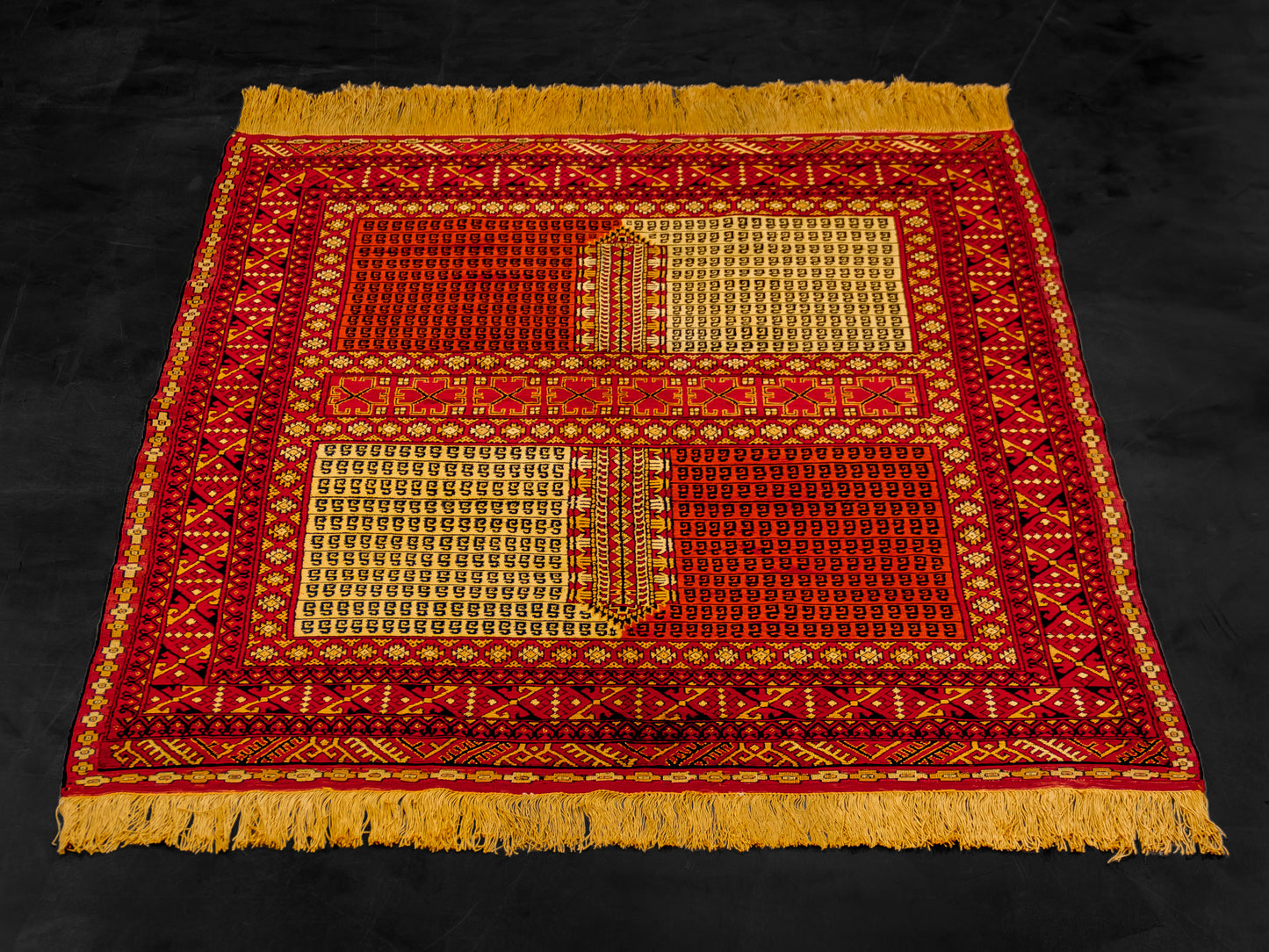 Unique Pure Silk Handmade Persian Baluch Rug product image #29972292272298