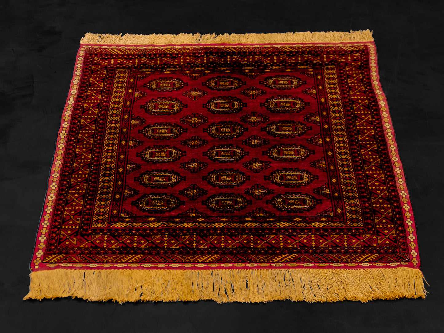 Unique Pure Silk Handmade Persian Baluch Rug