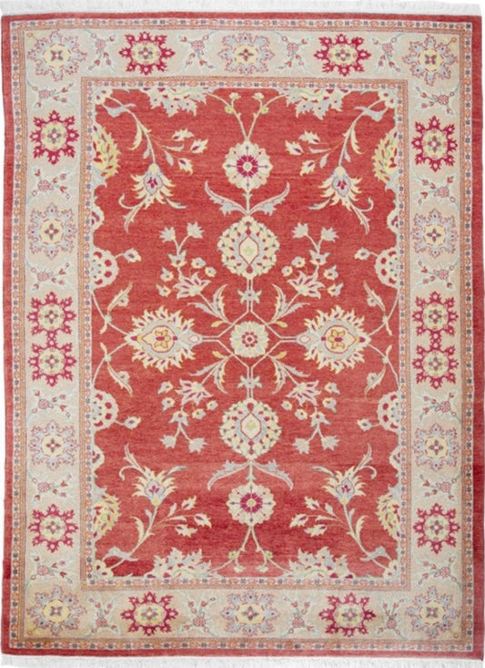 Traditional Persian Handmade Wool Area Rug featured #7584656195754 