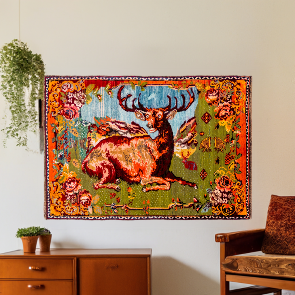 Garabagh Armenian Fine Rug with Antique Design Wool Handmade Carpet product image #30145432387754