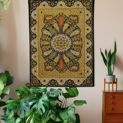 Gold Multi Stone Indian Tapestry-id2
