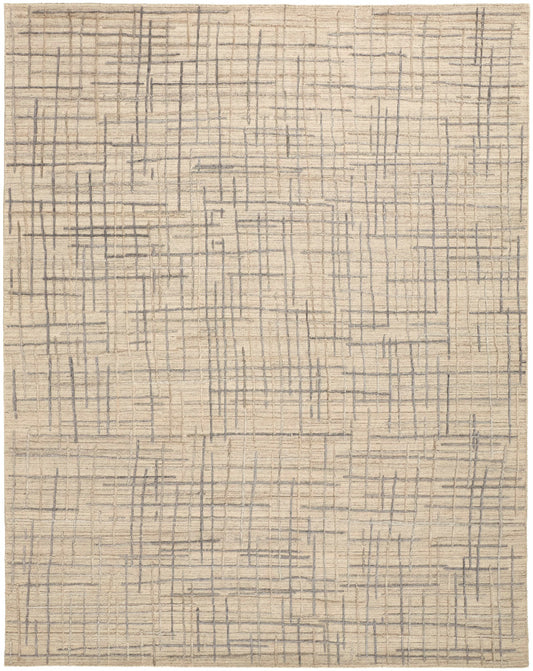 Indian Handmade Modern Abstract Wool Carpet