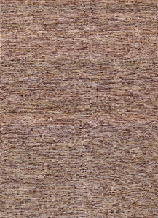 Handmade Modern Wool Striped Multicolor Flat Weave Kilim