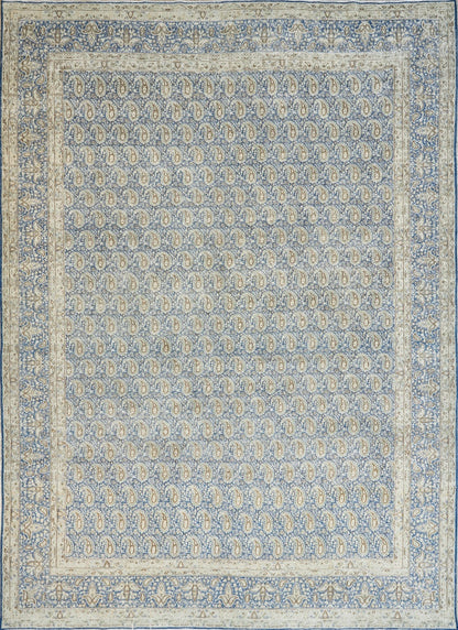 Traditional Persian Paisley Vintage Wool Area Rug
