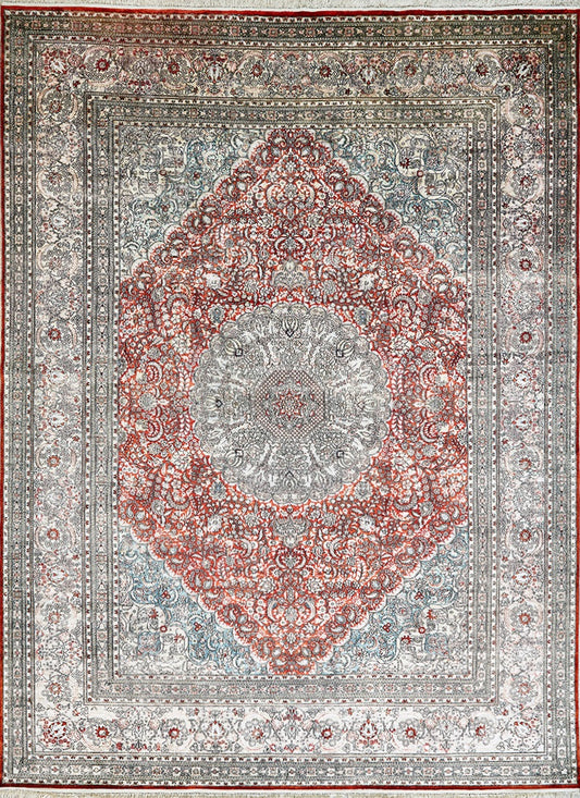 China Traditional Handmade Medallion Semi Antique Rug featured #7586095366314 