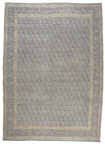 Traditional Persian Paisley Vintage Wool Area Rug-id3
