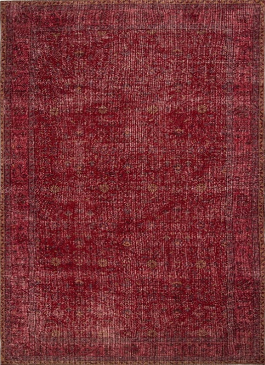 Vintage Wool Handmade Turkish Red Carpet featured #7584800374954 