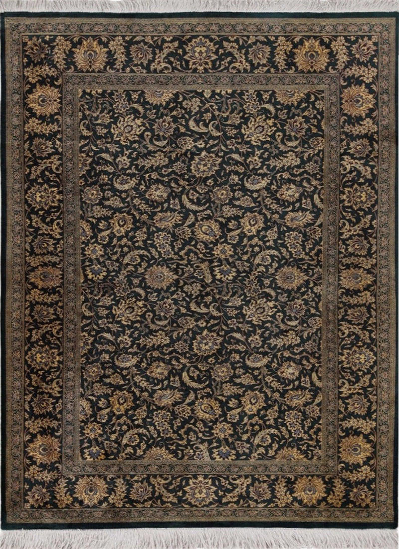 Traditional Hand-Knotted Fine Persian Qom Pure Silk Rug product image #29393718804650